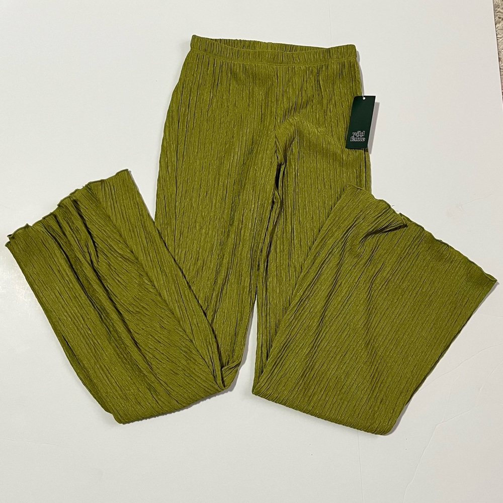 High rise flare pants